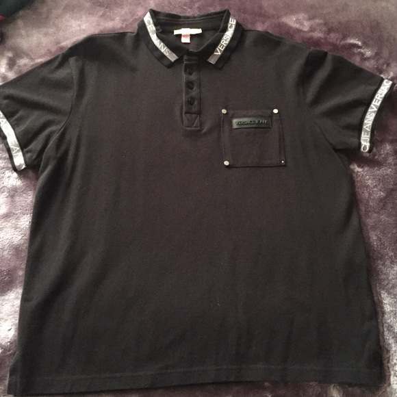 versace men's polo shirts